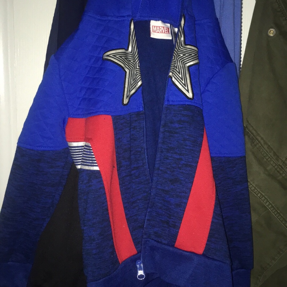 Batman and captain america jacket